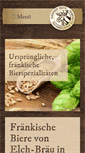 Mobile Screenshot of elchbraeu.de